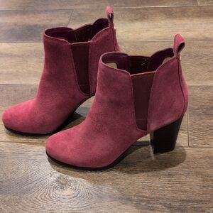 Michaels Rich Burgundy Ankle Booties